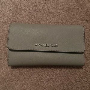 Michael Kors gray wallet